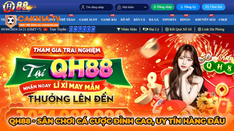 Qh88 – Sân chơi cá cược đỉnh cao, uy tín hàng đầu