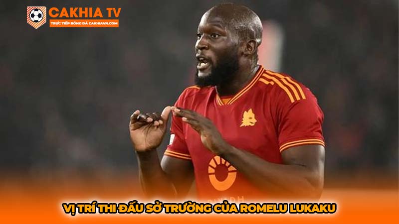 Vị trí thi đấu sở trường của Romelu Lukaku